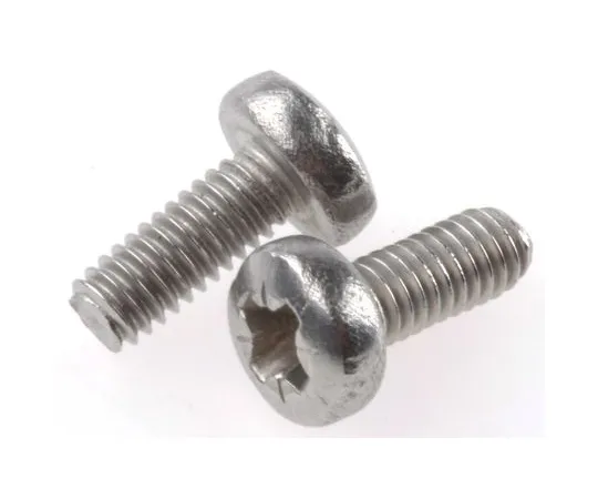 63-4640-21 RS PRO, M2.5 Pan Head, 6mm Stainless Steel Pozidriv A2 304 Plain 528-716