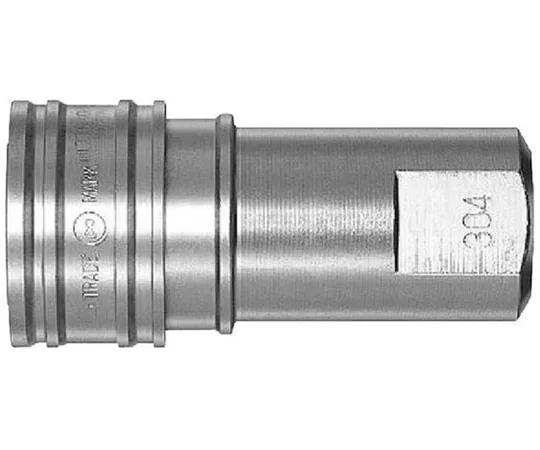 65-9567-53　［Discontinued］Semi-Coupler Container Capacity (L): 10~20 Mass (g): 138 L (mm): 58　2S-304-ESUS304EPDM