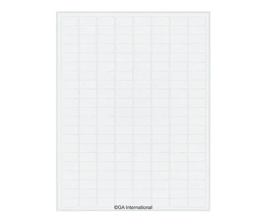 3-8730-01 Transparent Removable Low Temperature Label (Laser Printer Type) 168 Pieces x 16 Sheets TRCL-12