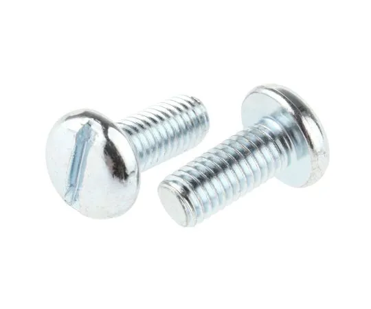 63-4647-18 RS PRO, M5 Pan Head, 12mm Steel Slot Bright Zinc Plated 560-063