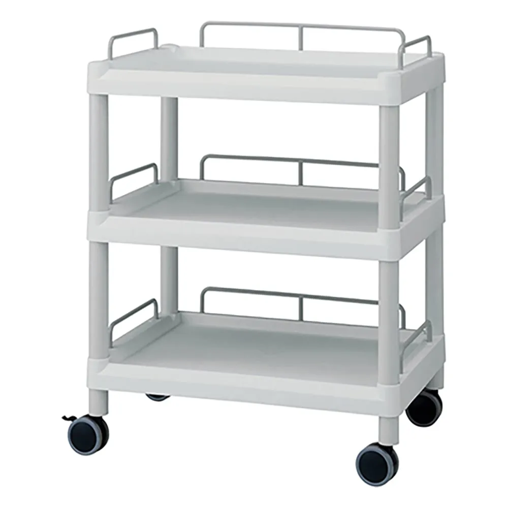 3-6640-03 Mobile Easy Cart (Wiith Guard Frame: Gray) 3 Sages 651 x 447 x 830 ME21F