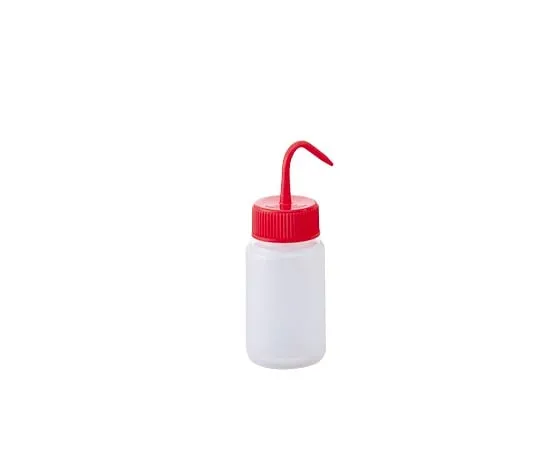 4-5668-01 Washing Bottle Colorful Variation Wide-Mouth Red 250mL -