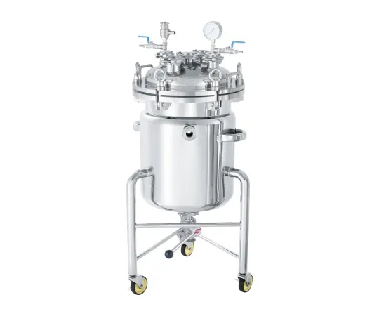 62-1372-69 Jacket Type Flange Open Pressurizing Container with Leg Pressurizing Unit 20L PCN-O-J-L-20-UT