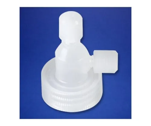 61-8490-79 Impinger Screw Lid (33mm) 1/4" Tube Connection Port with Vertical 1 Piece And Horizontal 1 Piece 600-033-36