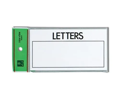 61-7415-17 Post Name Plate 150mm x 80mm x 2mm HB159-2