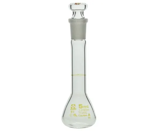 1-8654-21-56 Volumetric Flask (Full-Volume Flask/CustomA) 5mL with English Calibration Certificate 026050-5