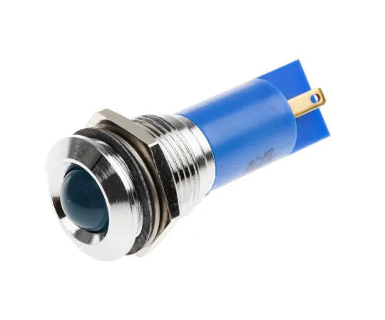 63-4586-23 RS PRO Blue Indicator, 24 V ac/dc, 16mm Mounting Hole Size, Solder Tab Termination 207-977