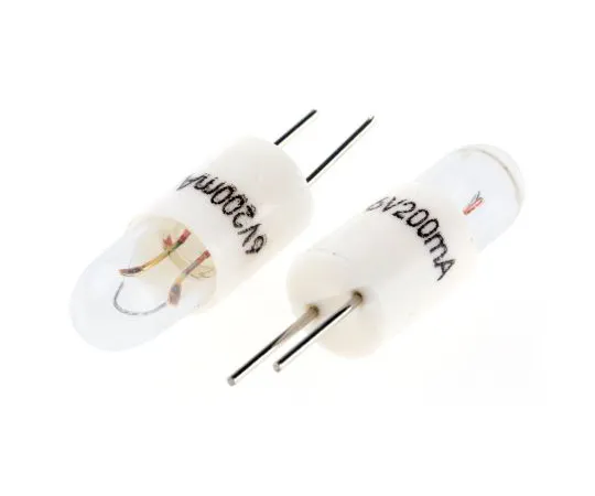 63-4648-71 Bi-Pin Indicator Light, Clear, 6 V, 200 mA, 1000h 577-500