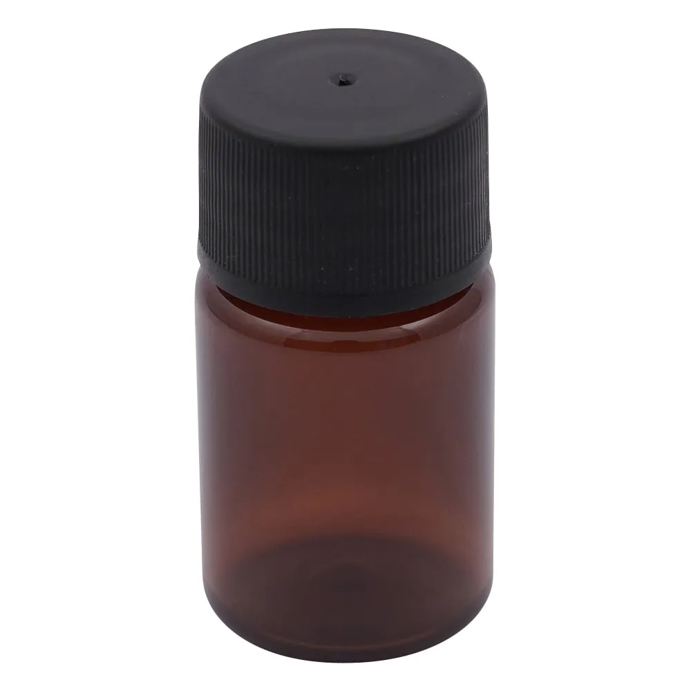 17-2000-10-55 PET Screw Vial 10mL Amber JST-R/A 10