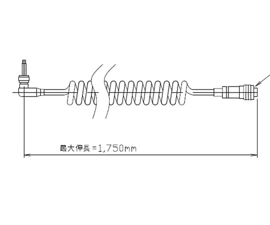 61-4669-43 JKO Series Curl Cord RP-CC