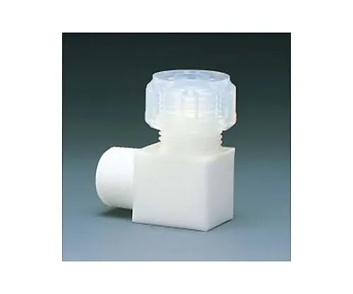 61-3529-52 Fluorocarbon Resin Half Male Joint L-Type 6φ x R1/4 NR0063-01