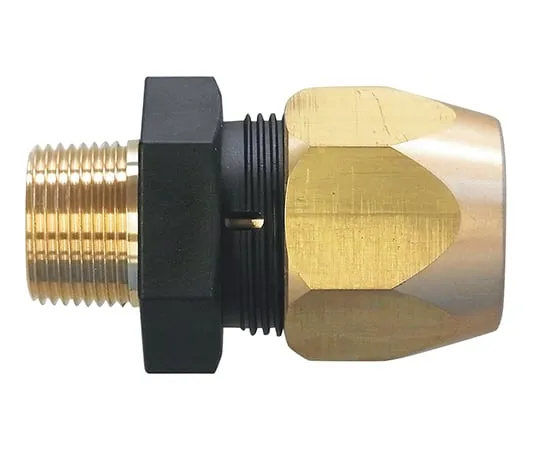 3-9386-03 Pressure Hose Fitting SMART LOCK (Brass Type) 15 A 1/2 IVL-SLB-09A15-B-15A