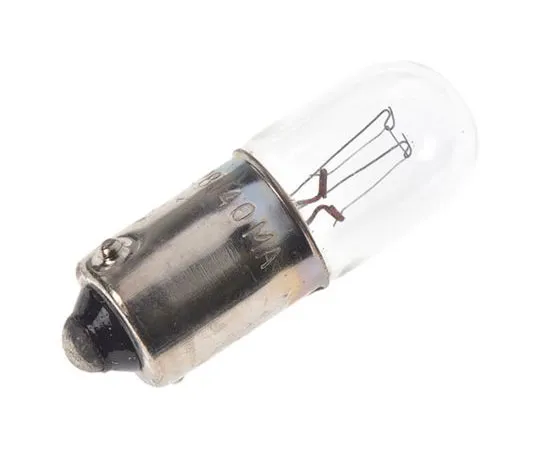 63-4140-51 BA9s Indicator Light, Clear, 28 V, 40 mA, 3000h 105-124