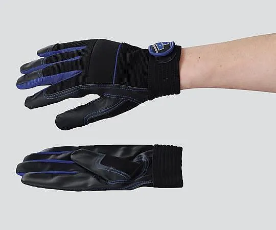 3-1746-01　［Discontinued］Microfiber PU Glove Blue M　2610BM