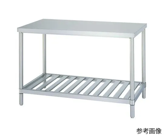 4-2142-01 Quiet Stainless Steel Workbench Width 600 x Depth 450 x Height 800 mm WS-6045SI