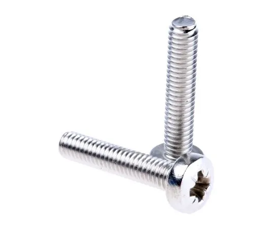 63-4582-42 RS PRO, M4 Pan Head, 20mm Stainless Steel Pozidriv A4 316 Plain 190-529