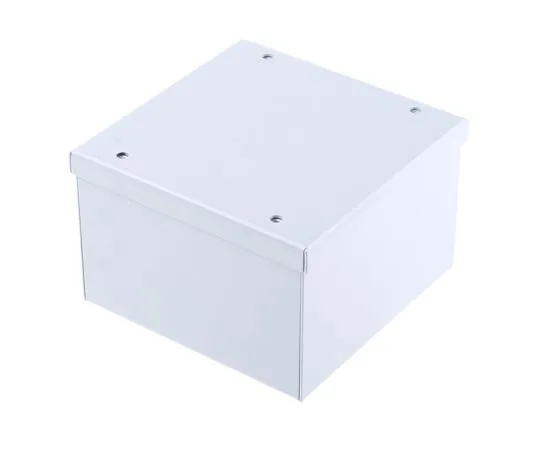 63-4592-34 RS PRO Grey Cold Rolled Steel Instrument Case, 120 x 120 x 80mm 232-226