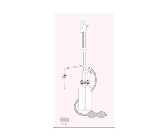 61-9726-40 Automatic Burette (Plane Joint Type with Teflon Cock New Standard) 10mL F-2103BURET10S