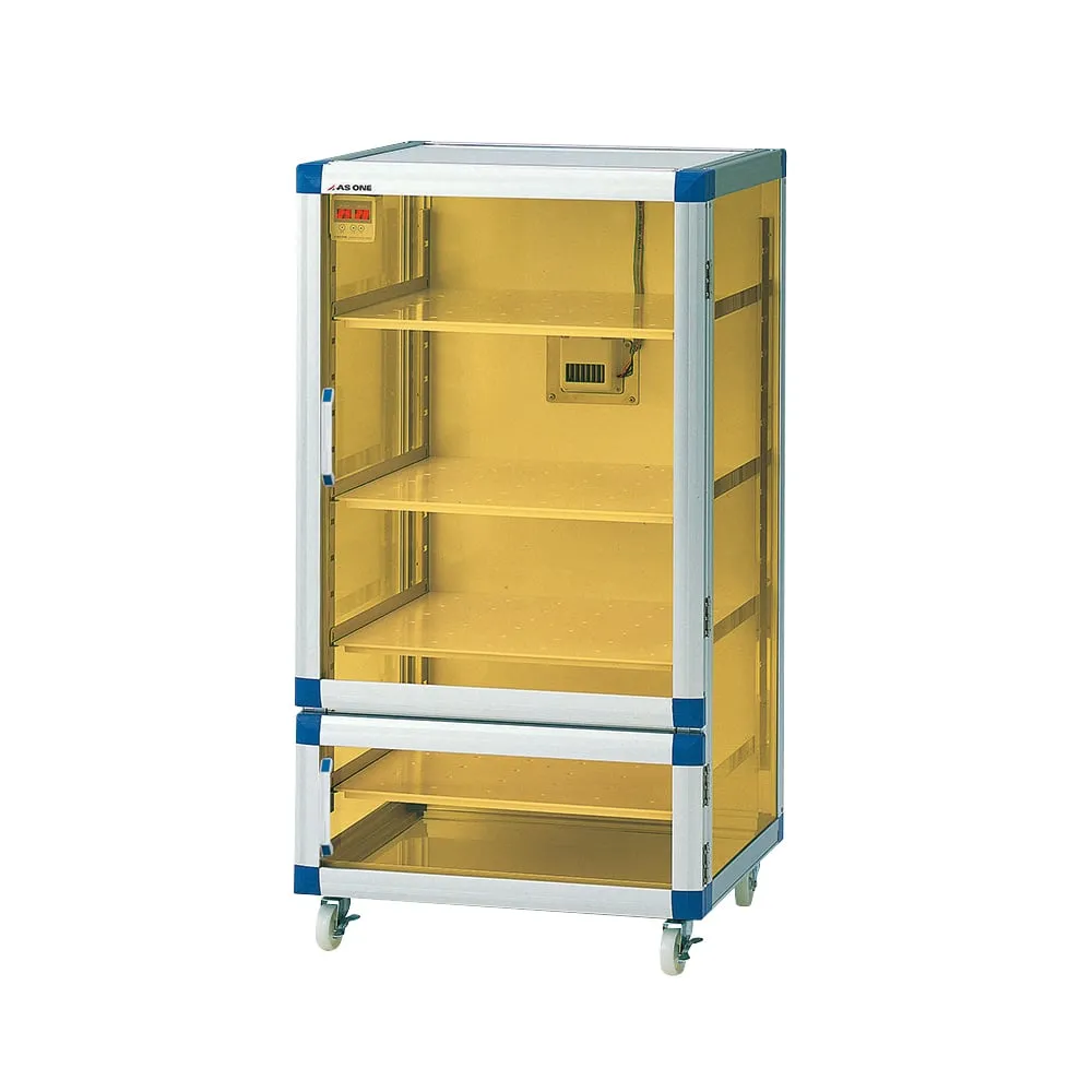 3-6753-01 Frost Dry Desiccator BG (UVC & Antielectricity) 574 x 611 x 1085 Reinforced Plastic Shelf Board U-BG-KPA