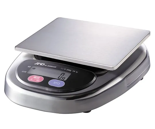 2-7393-01-56 Waterproof Electronic Balance Scale 174 x 137 with mm English Calibration Certificate HL-3000LWP