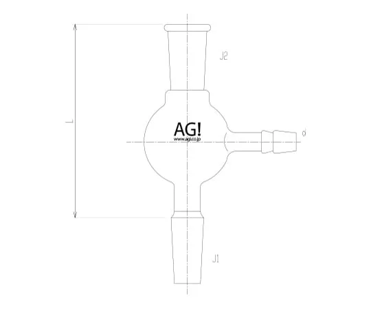 62-2094-98 Decompression Spherical Connecting Tube 2538-1L