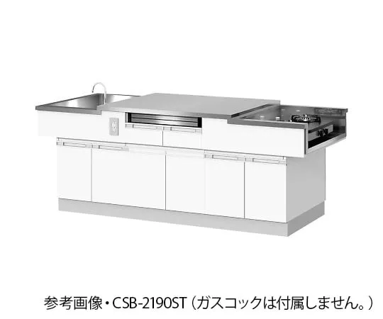 4-1161-01 Student Cooking table double sided particle board CSB-2190STM