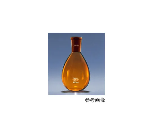 61-9727-56　［Discontinued］Common Sliding Eggplant Flask (Brown) 10mL 15/25　B-NASUGJFK10-15