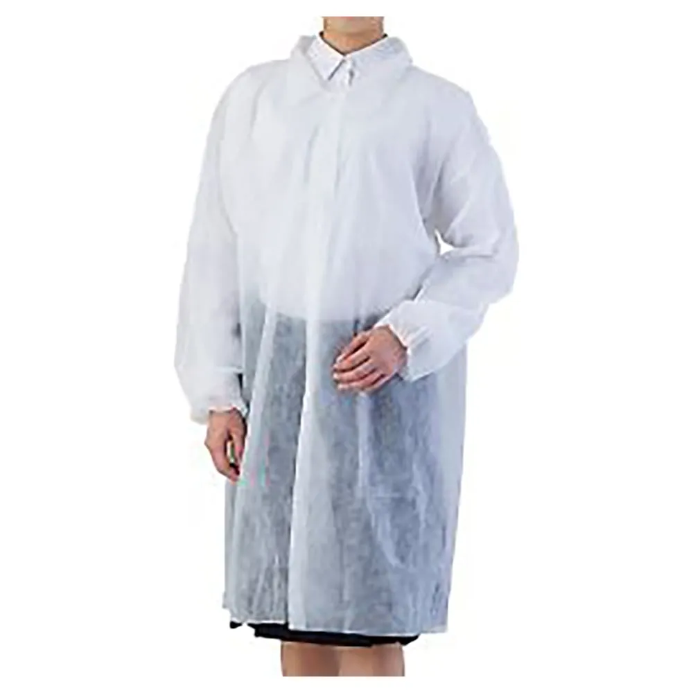 4-1626-01 Thin Disposable Gown Free, 10 Pieces 4671412
