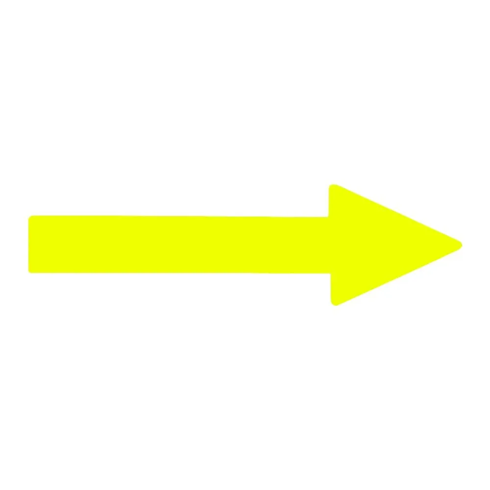 61-3408-57 Direction Indication Sticker For Identifying Tube -> (Fluorescent Yellow) Arrow Sticker 23 193123