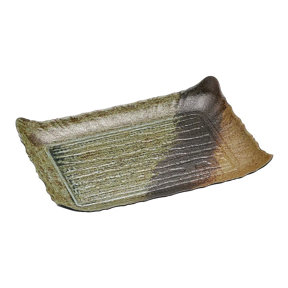 62-6653-28 Plastic Container Chikugo Mingei Pottery Small (10 pieces)
