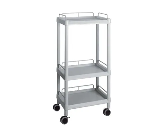 3-6641-08 Mobile Easy Cart (Tall Type/Regular 31) Gray 3 Sages Wiith Guard Frame ME31H