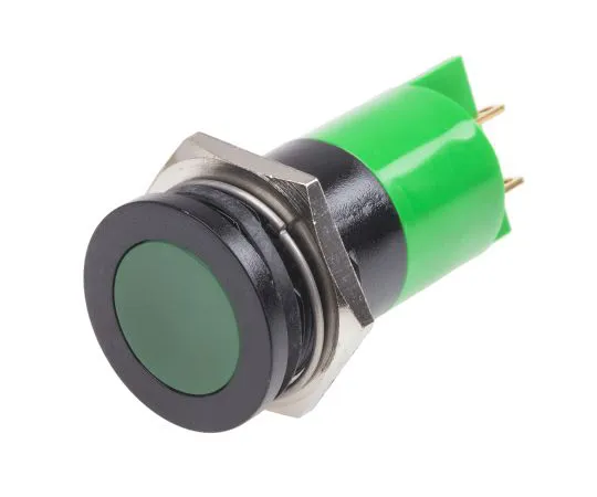 63-4587-38 RS PRO Green Indicator, 24 V ac/dc, 22mm Mounting Hole Size, Solder Tab Termination 211-673