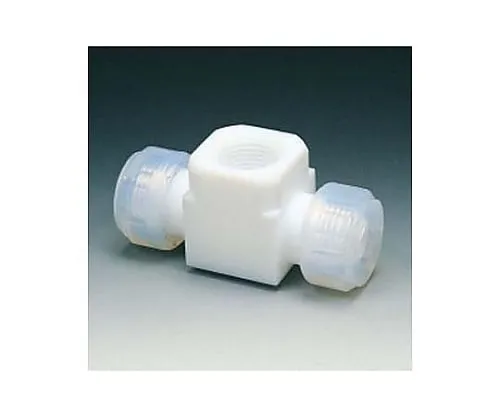 61-3529-73 Fluorocarbon Resin Half Female Joint T-1-Type 6φ x RC1/4 NR0068-01