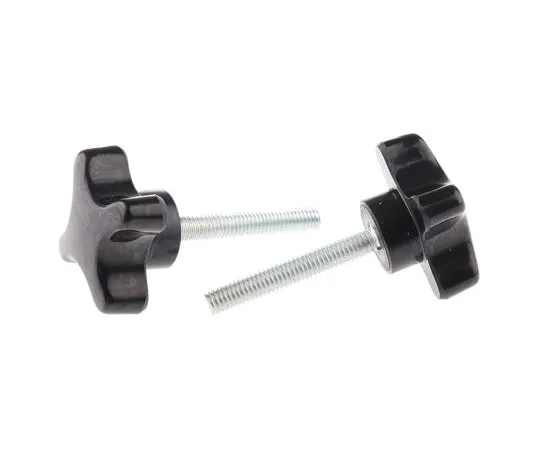 63-4651-63 RS PRO Black 4-Arm Clamping Knob, M6 686-626