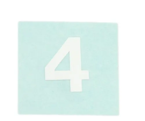 61-7397-35 Character Seal 4 White 15mm CL15W-4
