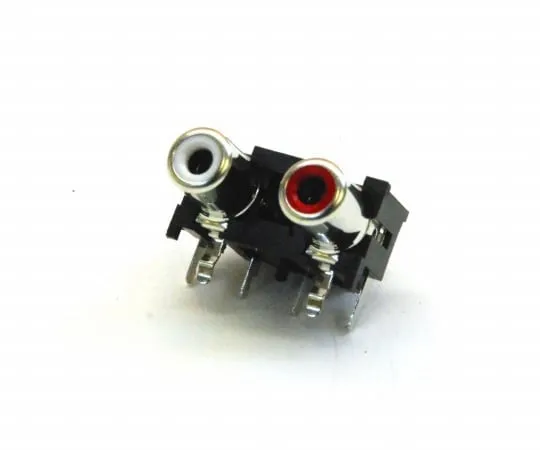 63-3108-97 RCA Jack Red/White double Board mounting type HLR-3223VXA-001H