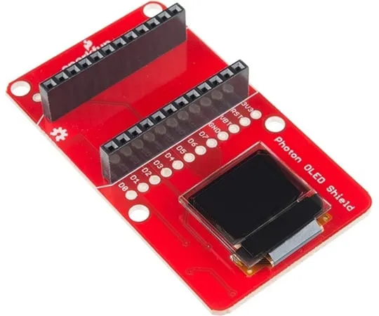 67-0422-17　［Discontinued］SparkFun Photon Micro OLED Shield　DEV-13628