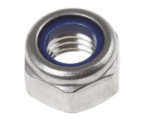 63-4639-04 RS PRO, M8, Plain Nylon Insert Lock Nut 521-951
