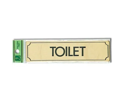 61-7411-77 TOILET 160mm x 40mm x 1mm Gold LG170-12