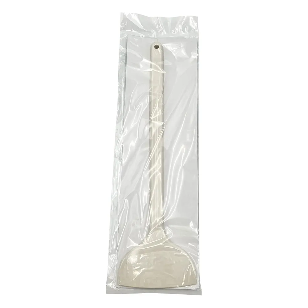 3-6176-01 Silicone Clean Spatula White 130 x 500mm -