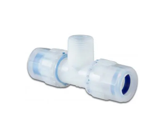 62-1059-76 Fluorocarbon Resin PFA Joint Male Branch Tee MBT-H6-N6