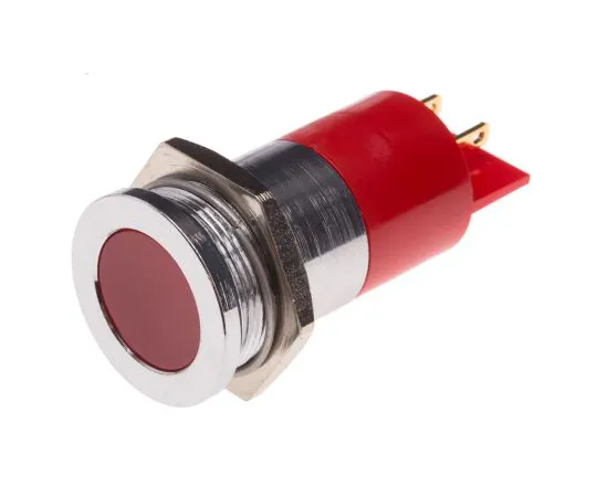 63-4585-37 RS PRO Red Indicator, 24 V ac/dc, 22mm Mounting Hole Size, Solder Tab Termination 204-861