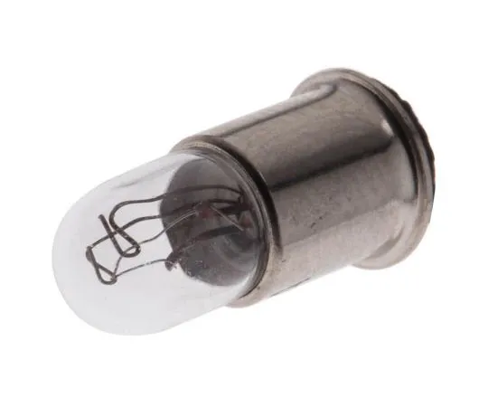 63-4140-20 Midget Flange Indicator Light, Clear, 12 V, 100 mA, 5000h 104-648