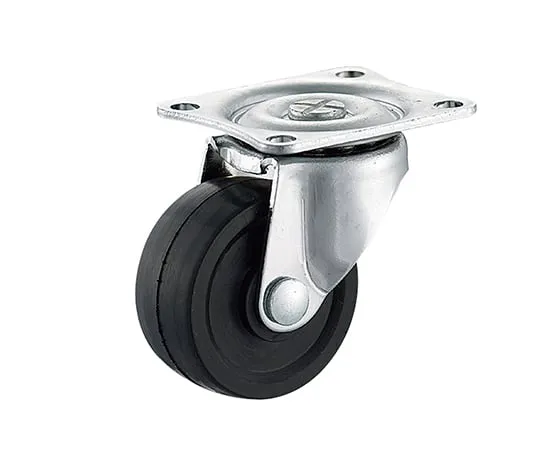 3-9084-01 Small Caster (Universal Type) φ25mm Rubber KFR-25