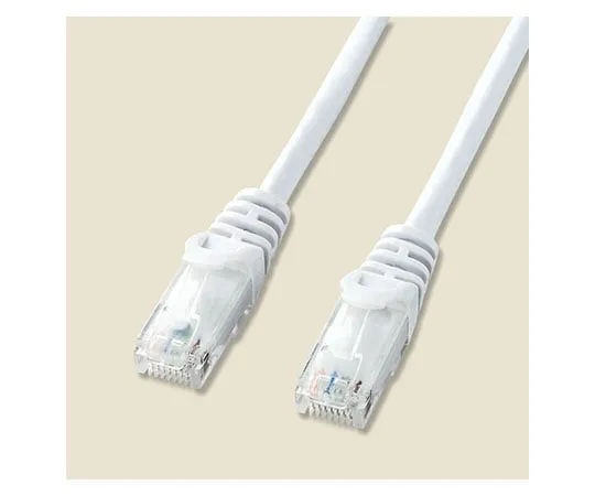 63-1365-96　［Discontinued］LAN Cable Category 6UTP 1m White 1 piece　007440184