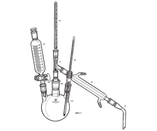 63-6523-39 Distillation apparatus 1000mL AB21-1-1