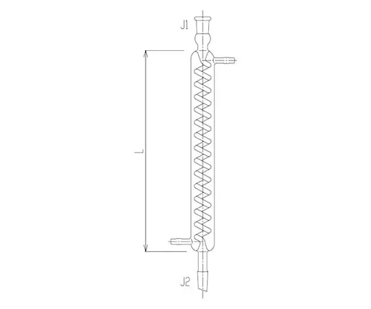64-5087-99 Quartz Coil Tube Cooler 200 mm 1320-200