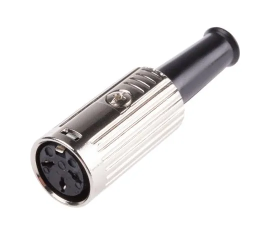63-4634-46 RS PRO 3 Pole Din Socket, 1A, 100 V ac, Push Lock 491-184