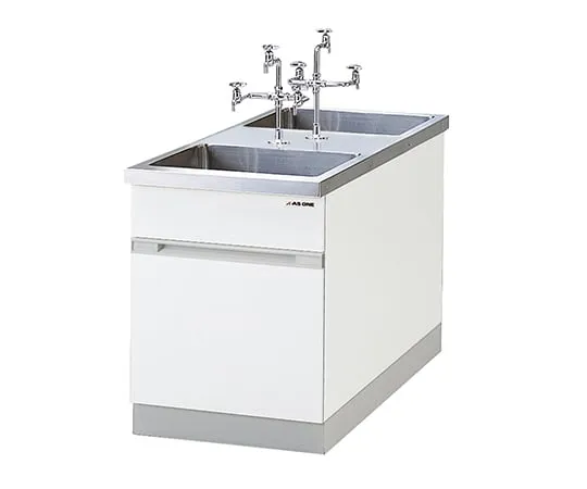 3-5798-11 Sink Stainless Steel (SUS304) 600 x 1500 x 800/960mm DWJ-615