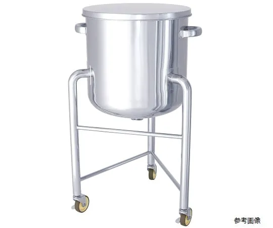 61-0750-08 End Plate Type Stainless Steel Container with Leg with Flat Lid 150L DT-ST-L-565